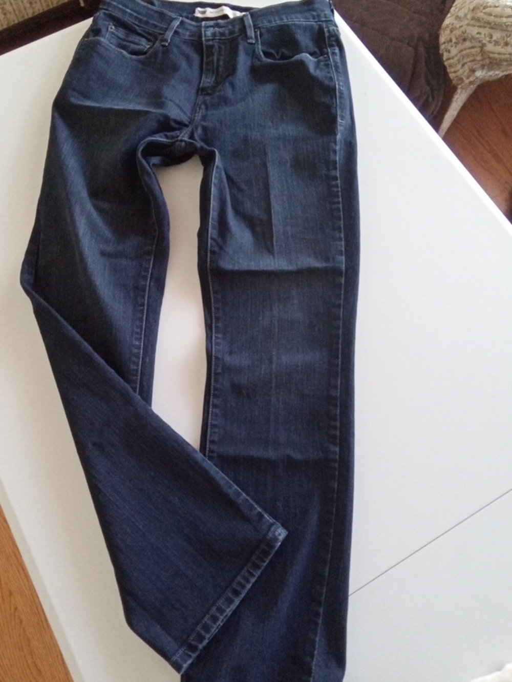 Levi's Women's Straight Leg Jeans in Deep Indigo
